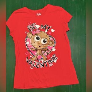 Girls Justice Valentines T-shirt